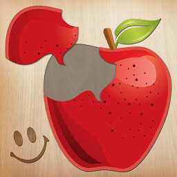 الشعار Puzzle for kids - learn food
