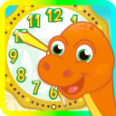 تحميل  Dino Time: free learning clock