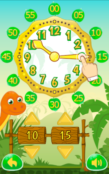 تحميل Dino Time: free learning clock ألعاب التعلم لنظام أندرويد لقطة شاشة 2