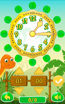 تحميل Dino Time: free learning clock ألعاب التعلم لنظام أندرويد لقطة شاشة 4
