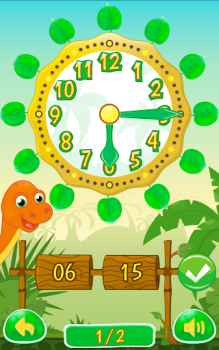 تحميل Dino Time: free learning clock ألعاب التعلم لنظام أندرويد لقطة شاشة 5