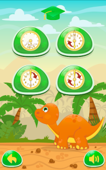 تحميل Dino Time: free learning clock ألعاب التعلم لنظام أندرويد لقطة شاشة 6