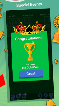 تحميل Solitaire + Card Game by Zynga ألعاب اللوح لنظام أندرويد لقطة شاشة 3