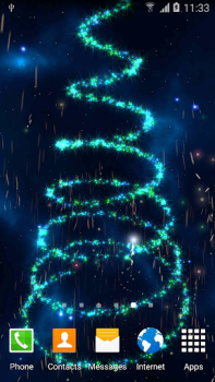 تحميل 3D Christmas Tree Wallpaper إضفاء الطابع الشخصي لنظام أندرويد لقطة شاشة 2