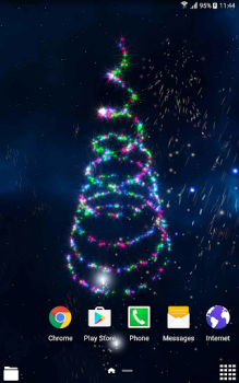 تحميل 3D Christmas Tree Wallpaper إضفاء الطابع الشخصي لنظام أندرويد لقطة شاشة 6