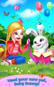تحميل Baby Bunny - My Talking Pet ألعاب عارضة لنظام أندرويد لقطة شاشة 4