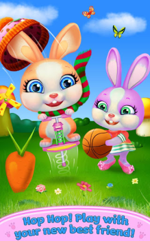 تحميل Baby Bunny - My Talking Pet ألعاب عارضة لنظام أندرويد لقطة شاشة 5