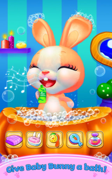 تحميل Baby Bunny - My Talking Pet ألعاب عارضة لنظام أندرويد لقطة شاشة 7