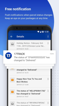 تحميل 17TRACK Package Tracker عمل لنظام أندرويد لقطة شاشة 4