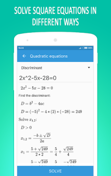 تحميل Math Equation Solver التعليم لنظام أندرويد لقطة شاشة 2