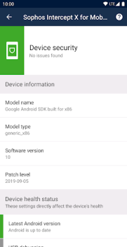 تحميل Sophos Intercept X for Mobile أدوات لنظام أندرويد لقطة شاشة 2