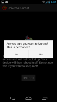 تحميل Universal Unroot أدوات لنظام أندرويد لقطة شاشة 2