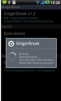 تحميل GingerBreak أدوات لنظام أندرويد لقطة شاشة 2