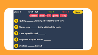 English Word Fill