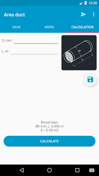 تحميل Area duct HVAC أدوات لنظام أندرويد لقطة شاشة 2