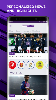 تحميل beIN SPORTS رياضة لنظام أندرويد لقطة شاشة 2