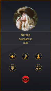 تحميل Dark Theme Dialer إضفاء الطابع الشخصي لنظام أندرويد لقطة شاشة 3