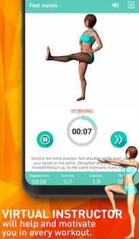 تحميل Aerobics workout at home الصحة واللياقة البدنية لنظام أندرويد لقطة شاشة 3