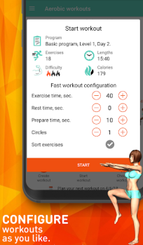 تحميل Aerobics workout at home الصحة واللياقة البدنية لنظام أندرويد لقطة شاشة 4