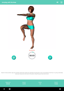 تحميل Aerobics workout at home الصحة واللياقة البدنية لنظام أندرويد لقطة شاشة 6