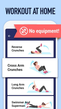 تحميل تمرين عضلات البطن- Abs Workout الصحة واللياقة البدنية لنظام أندرويد لقطة شاشة 2