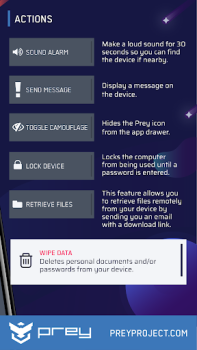 تحميل Prey: Find My Phone & Security أدوات لنظام أندرويد لقطة شاشة 6