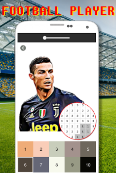 تحميل Football Logo Coloring By Number الألغاز لنظام أندرويد لقطة شاشة 3