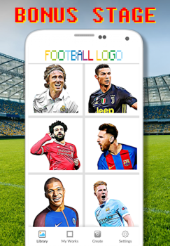 تحميل Football Logo Coloring By Number الألغاز لنظام أندرويد لقطة شاشة 4