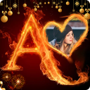 تحميل  Fire Text Photo Frames App