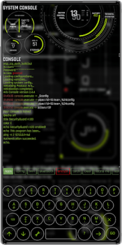 تحميل Aris Launcher, Hacker Style UI إضفاء الطابع الشخصي لنظام أندرويد لقطة شاشة 2