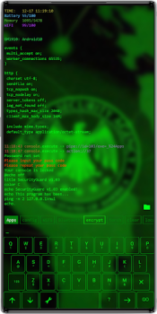 تحميل Aris Launcher, Hacker Style UI إضفاء الطابع الشخصي لنظام أندرويد لقطة شاشة 3