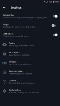 تحميل Call recorder أدوات لنظام أندرويد لقطة شاشة 3