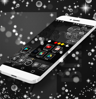 تحميل Black Theme Launcher إضفاء الطابع الشخصي لنظام أندرويد لقطة شاشة 3
