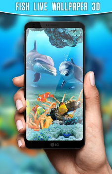 تحميل كوي الأسماك لايف للجدران 3D إضفاء الطابع الشخصي لنظام أندرويد لقطة شاشة 4