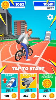 تحميل القفز بجنون بدراجة BMX‏ 3D ممر لنظام أندرويد لقطة شاشة 7