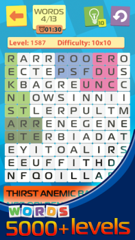 تحميل Find the words from the letter ألعاب الكلمات لنظام أندرويد لقطة شاشة 5