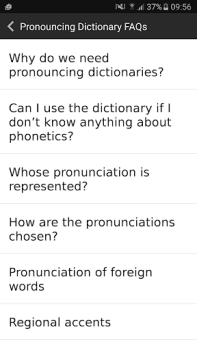 تحميل English Pronouncing Dictionary التعليم لنظام أندرويد لقطة شاشة 5