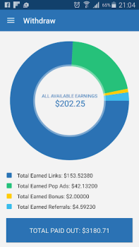 تحميل AdFly - Paid URL Shortener أدوات لنظام أندرويد لقطة شاشة 4