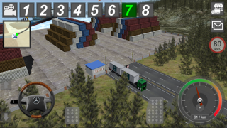 تحميل Mercedes Benz Truck Simulator المحاكاة لنظام أندرويد لقطة شاشة 3
