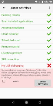 تحميل Zoner AntiVirus أدوات لنظام أندرويد لقطة شاشة 5