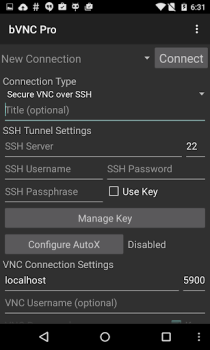 تحميل bVNC: Secure VNC Viewer عمل لنظام أندرويد لقطة شاشة 2