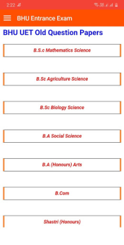 تحميل BHU Entrance Exam التعليم لنظام أندرويد لقطة شاشة 5