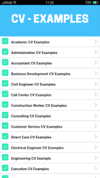 تحميل CV Examples: PDF CV Templates التعليم لنظام أندرويد لقطة شاشة 6