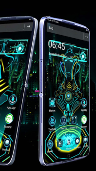 تحميل 3D Iron Man Launcher Theme إضفاء الطابع الشخصي لنظام أندرويد لقطة شاشة 3