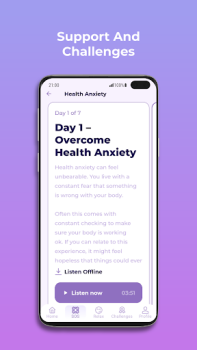 تحميل Dare: Anxiety & Panic Attacks الصحة واللياقة البدنية لنظام أندرويد لقطة شاشة 7