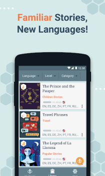 تحميل Beelinguapp: تعلم لغات التعليم لنظام أندرويد لقطة شاشة 7