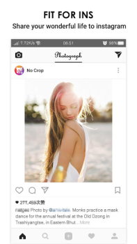 تحميل لا تقص من أجل إنستجرام صورة فوتوغرافية لنظام أندرويد لقطة شاشة 6
