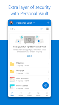 تحميل تخزين سحابي – OneDrive عمل لنظام أندرويد لقطة شاشة 5