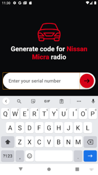 تحميل Nissan Radio Code Generator السيارات والمركبات لنظام أندرويد لقطة شاشة 2