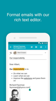 تحميل بريد إلك. Aqua Mail-سريع ومؤمن الاتصالات لنظام أندرويد لقطة شاشة 3